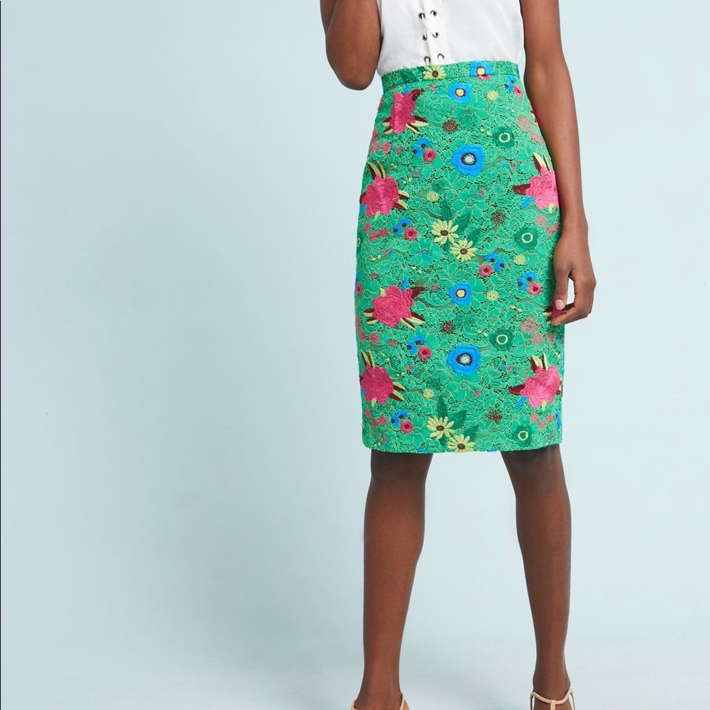 NWT Patricia Lace Pencil Skirt